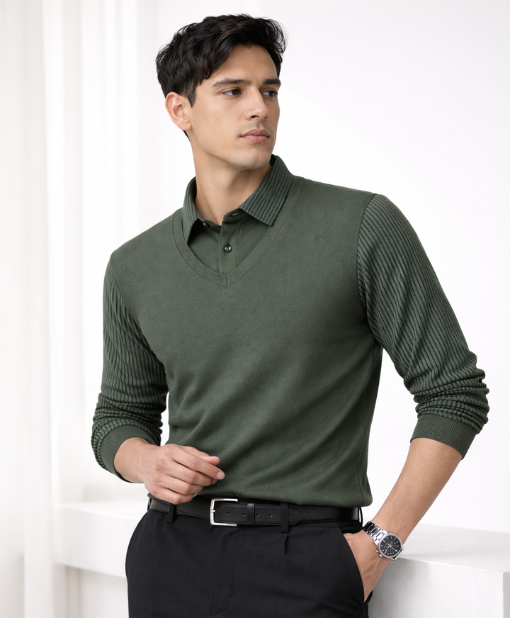 Vernaro™ Cotton Shirt Comfortable Fit