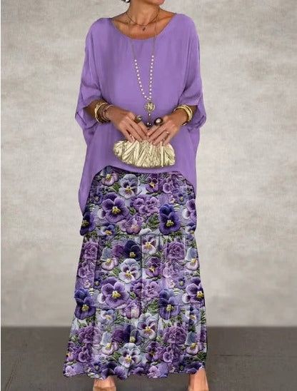 Quivira™ Elegant Maxi Dress for Women with Light Fall