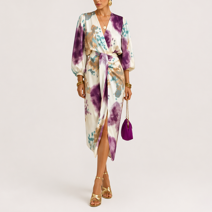 Willow™ Elegant Dress with V-Neck