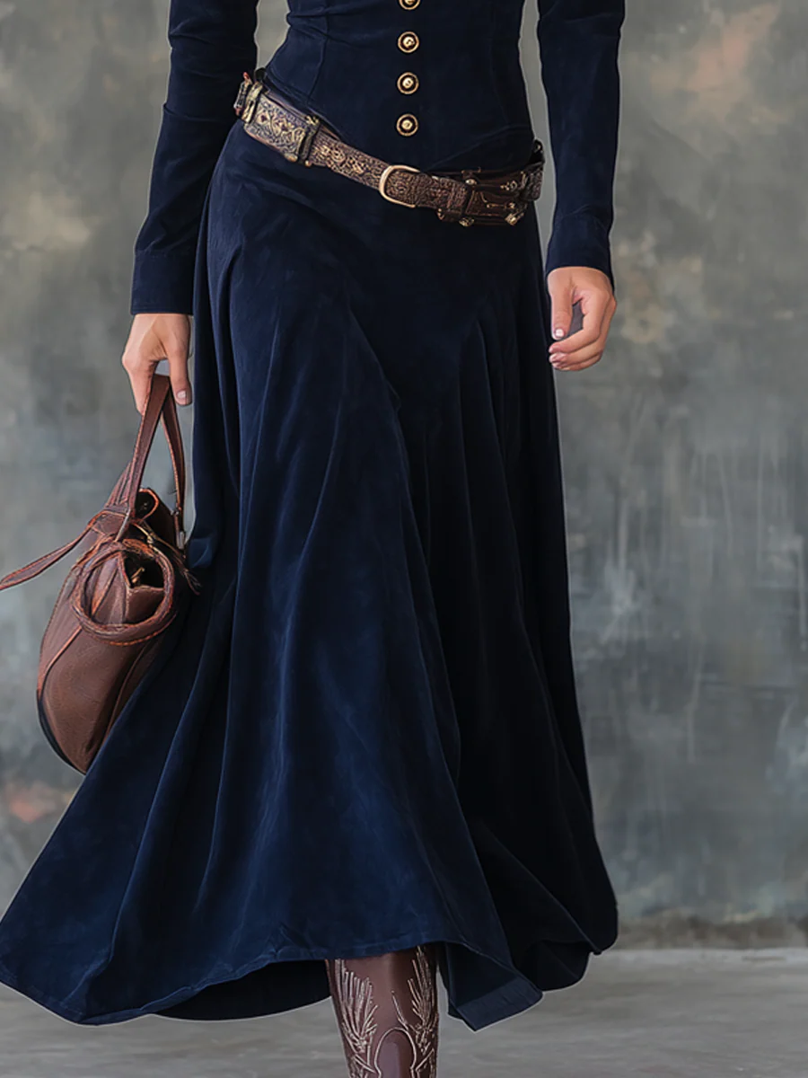 Valéria™ Wide Gabardine with Belt Effect