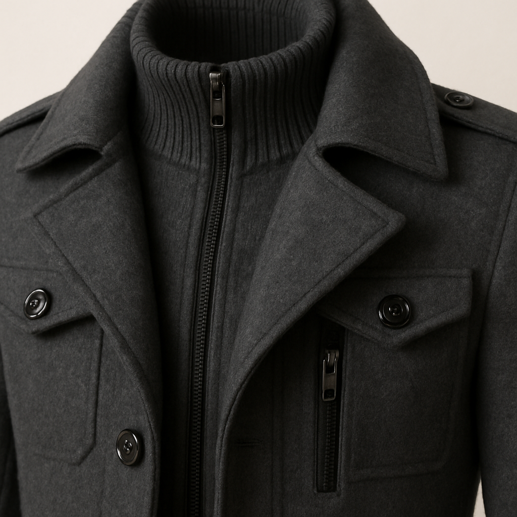 Victor™ Italian Style Winter Overcoat for Men