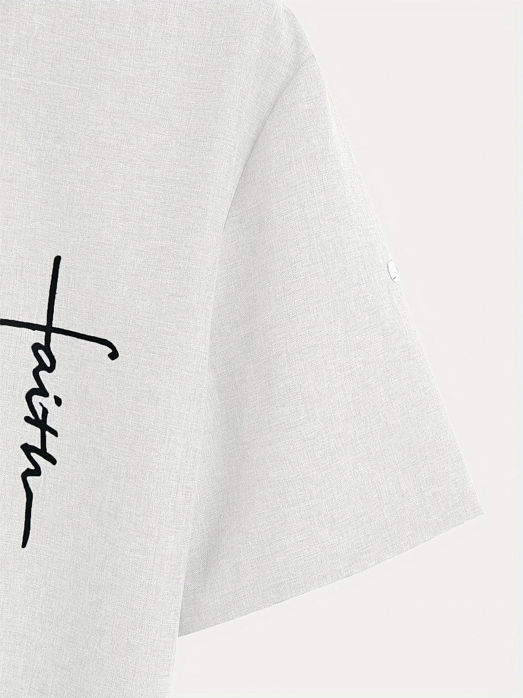 Hayes™ Elegant Short Sleeve High Collar Shirt