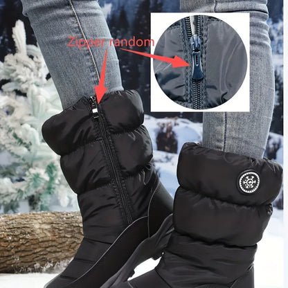 Maristella | Mid-Calf Snow Boots with Elegant Design