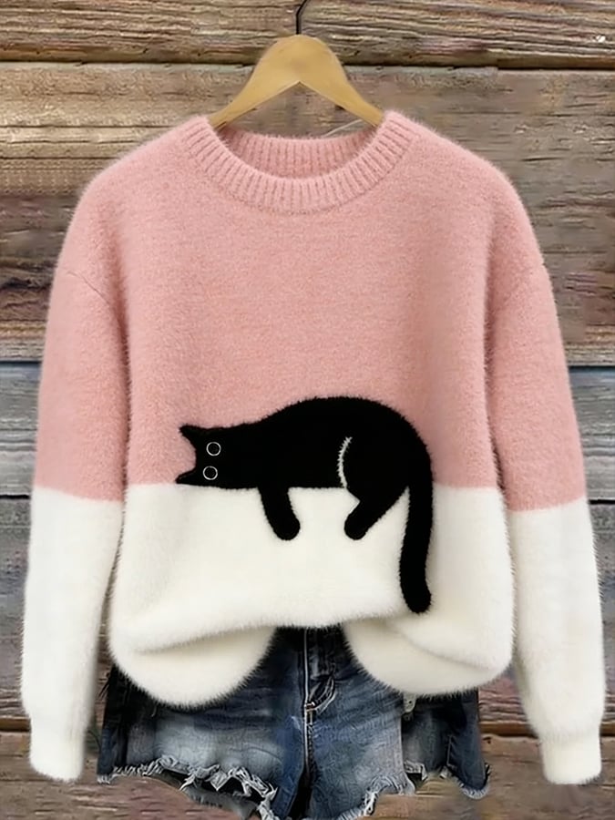 Caelania™ Minimalist Cat Hoodie