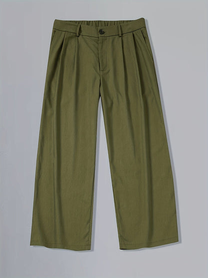 Vruxeth | Men's Straight Pants with Relaxed Fit and Modern Style