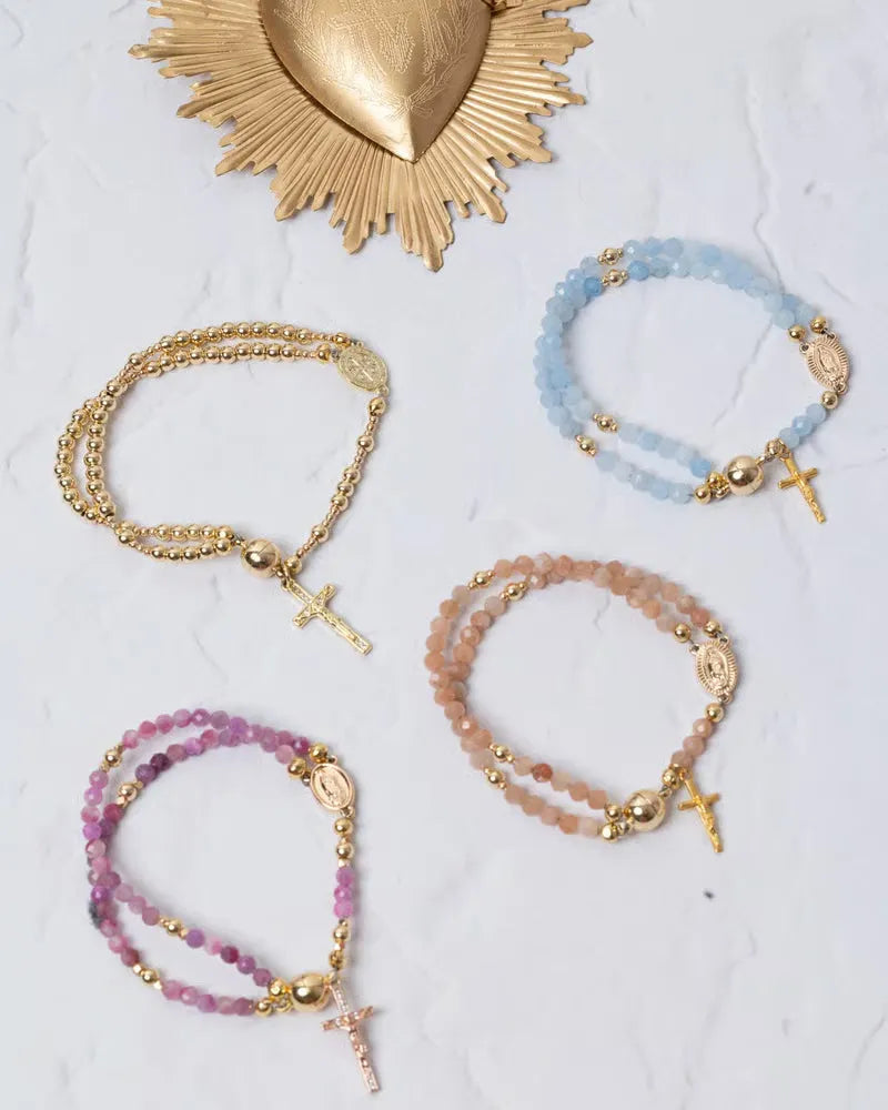 Ysolde | Classic Beaded Bracelet with Spiritual Style