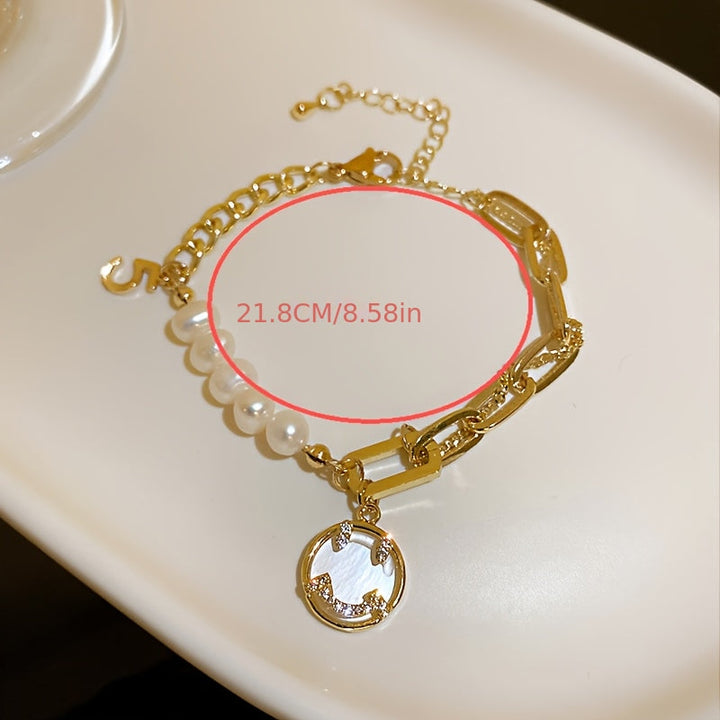 Wrenna™ Elegant Natural Pearl Bracelet with Luxury Style