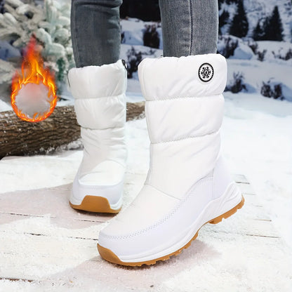 Maristella | Mid-Calf Snow Boots with Elegant Design