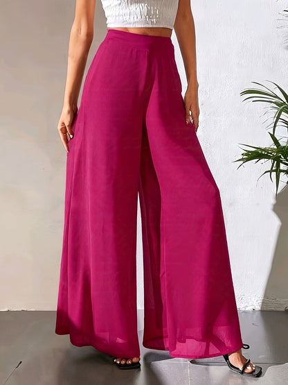 Tuvenyx | Wide-Leg Pants with Elastic Waist and Fluid Fall