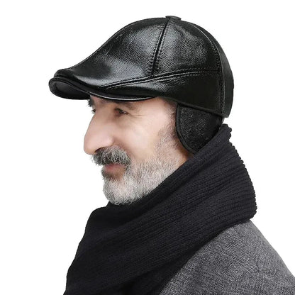 Jamison | Men's Beret with Ear Flaps