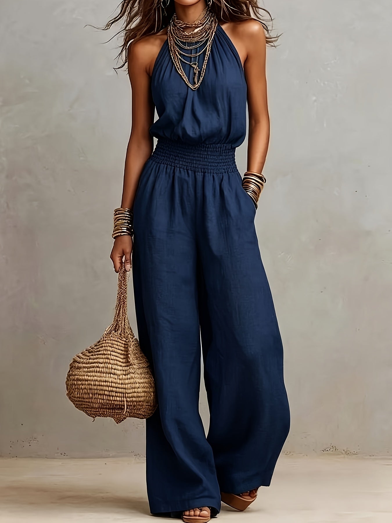 Lioraen™ Elegant Mono with Open Back and Relaxed Cut