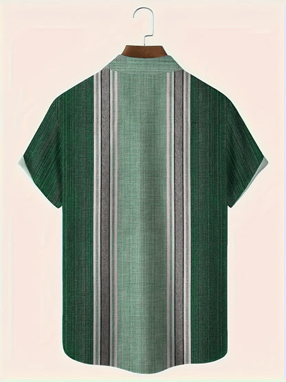 Axton | Casual and Fresh Summer Style Striped Shirt for Men
