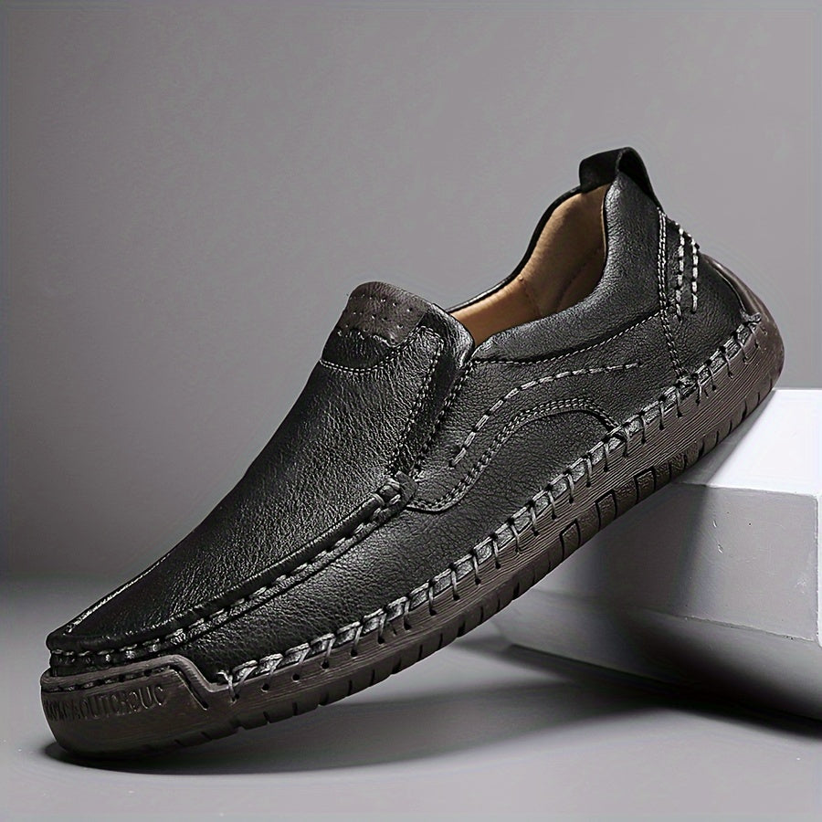 Zorvik | British Men's Loafers with Hand-Stitched Seams and Non-Slip Sole