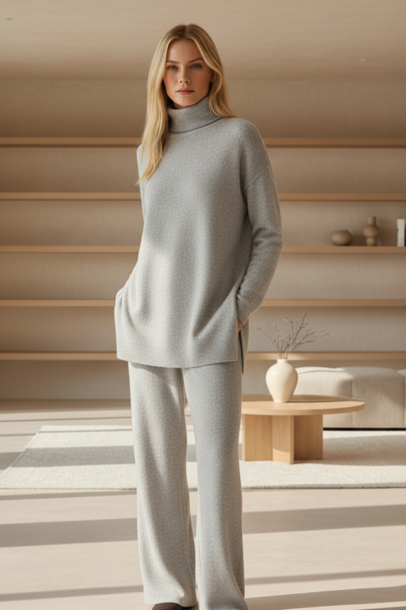 Rosavienne™ Elegant Knit Set and Trousers for Women for Daily Comfort