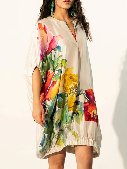 Sophia | Elegant Printed Dress for Women