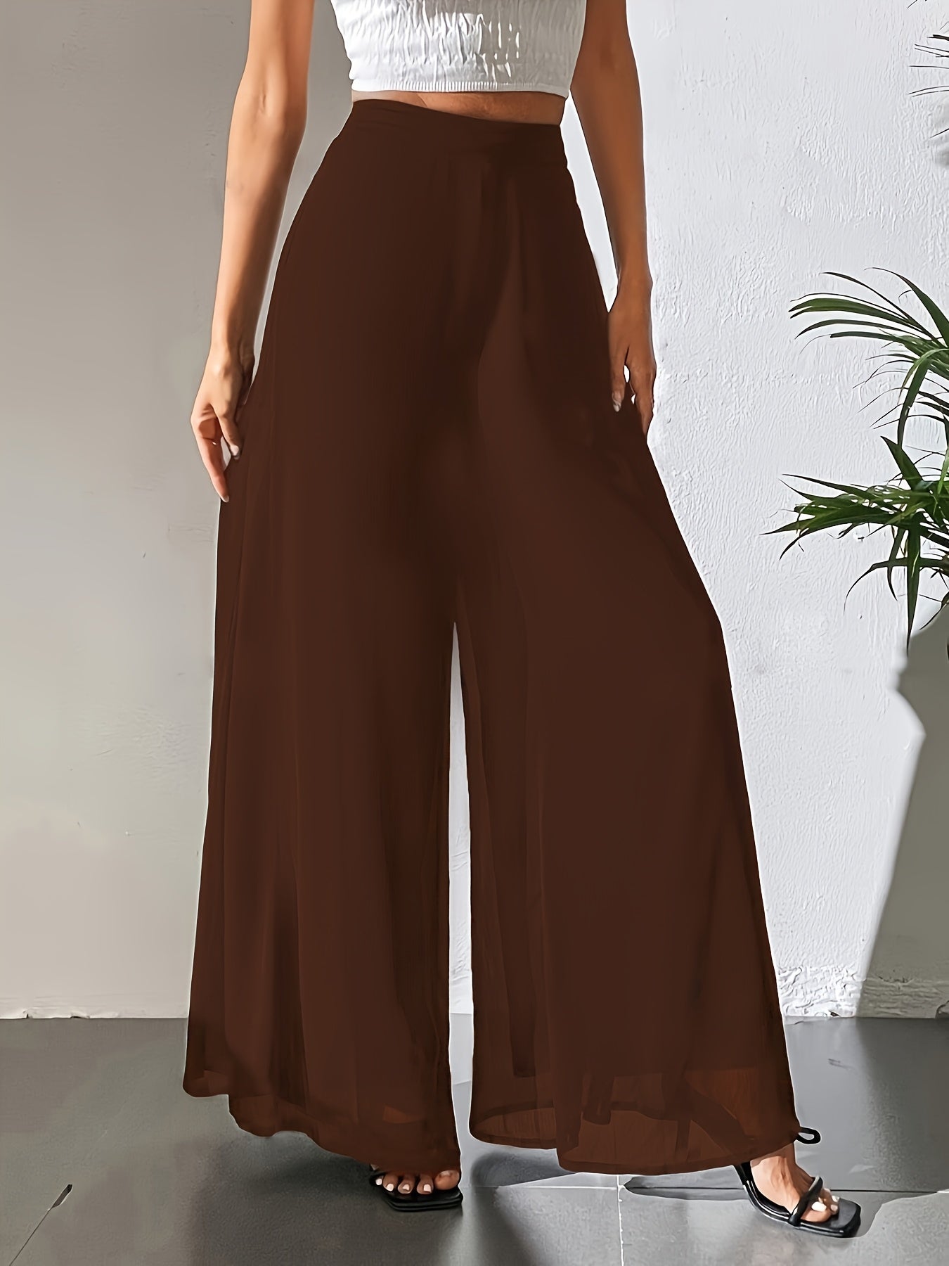 Tuvenyx | Wide-Leg Pants with Elastic Waist and Fluid Fall