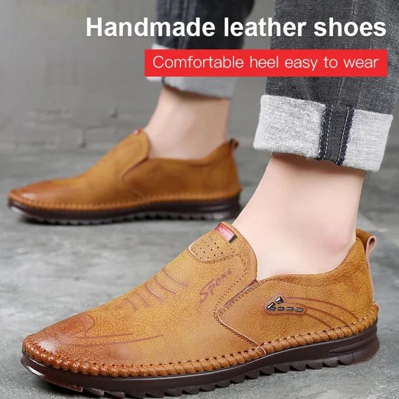Pravino™ Comfortable Leather Loafers with Non-Slip Sole