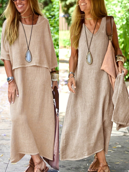 Eleanor | Summer Dress Set with Sleeveless Top and Dress
