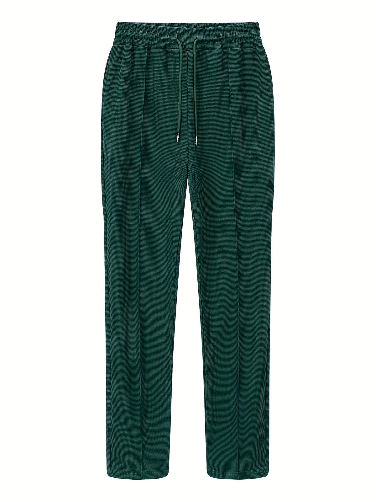 Yaxolt | Textured Relaxed Fit Pants with Maximum Comfort