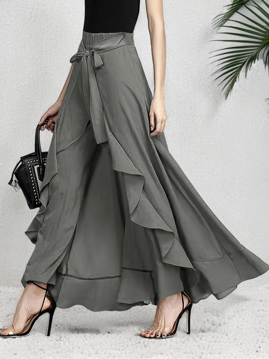 Amara | Elegant Straight-Leg Pants with Fluid Fall and Comfortable Fit