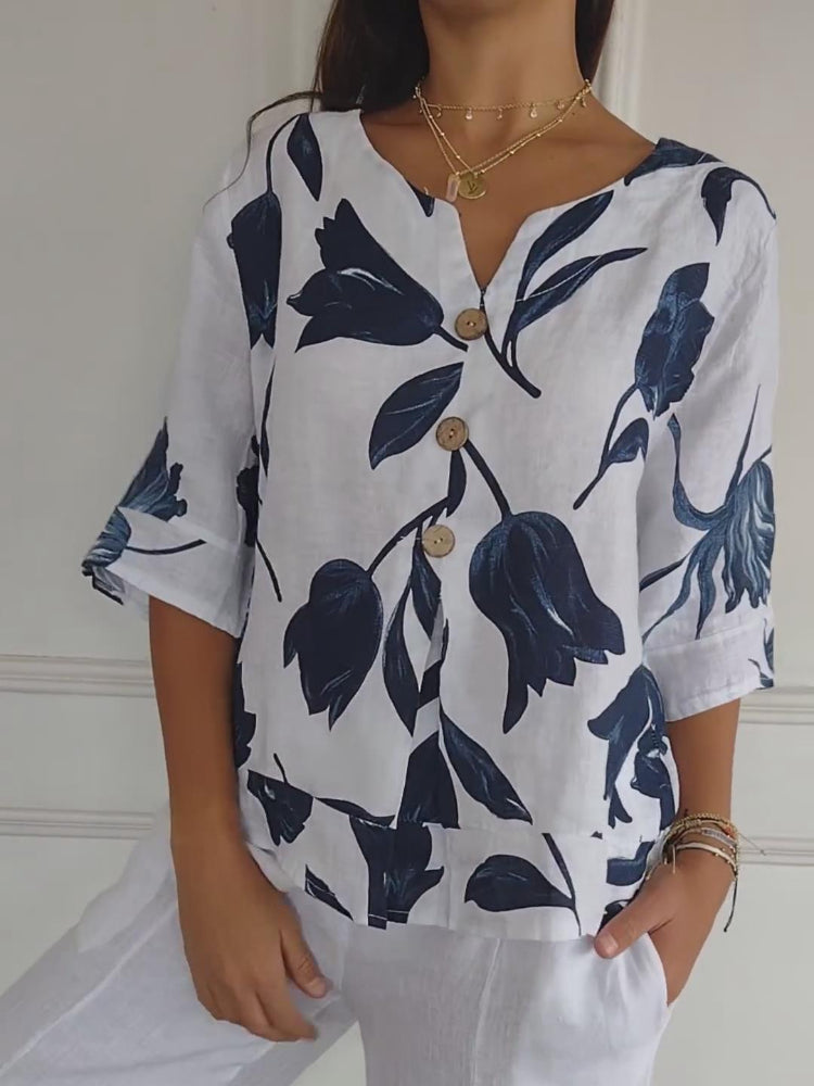 Jolirae™ Elegant Printed Dress with Comfortable Fit and Casual Style