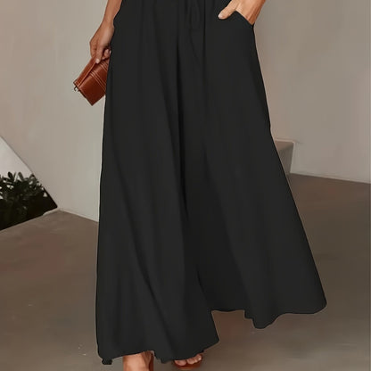 Corae™ Wide Leg Loose Pants with High Waist and Drawstring