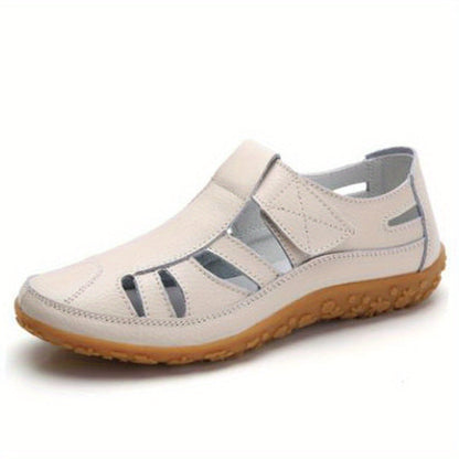 Norah™ Handmade Leather Loafers with Soft Sole and Vintage Design