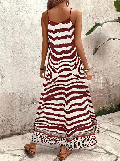 Rowan | Elegant Printed Nightgown Dress for Women