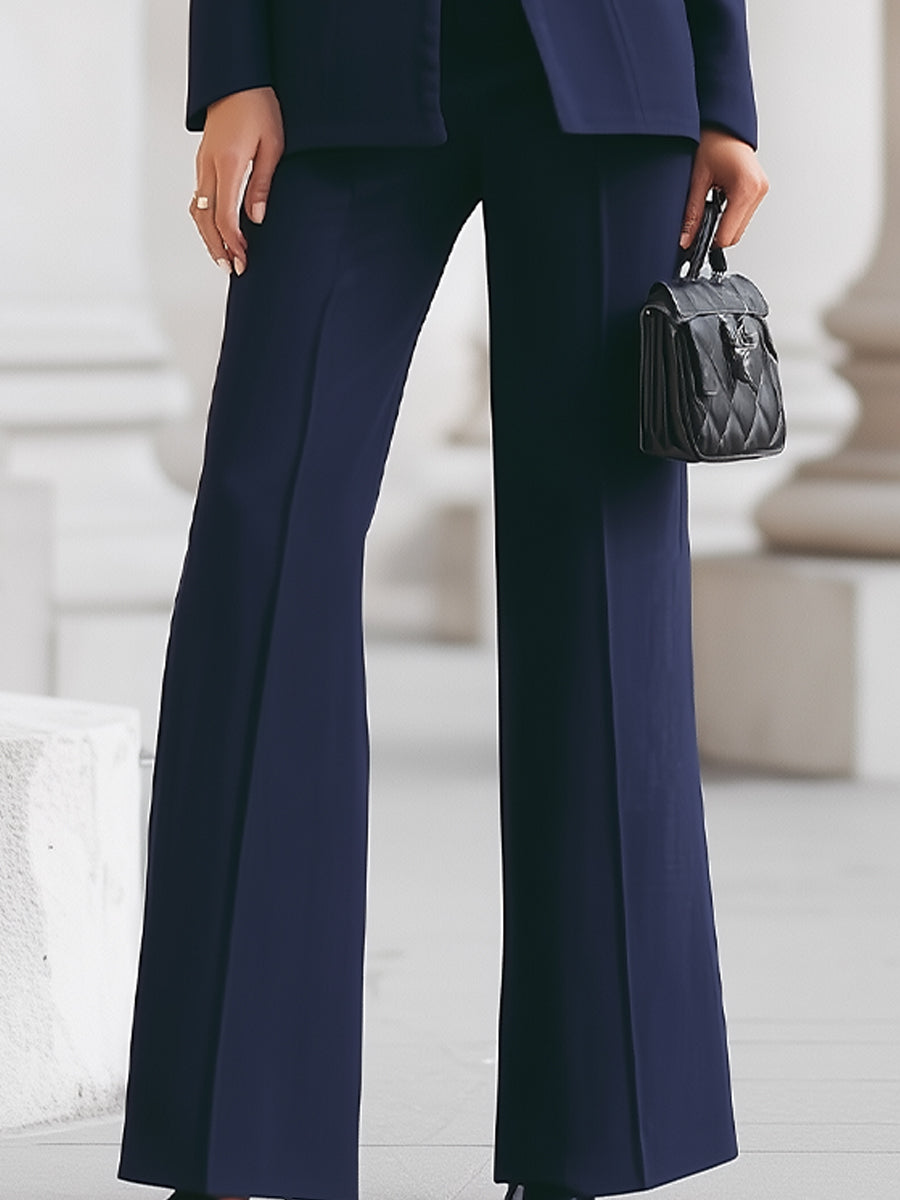 Solviera™ Casual-Elegant Blouse and Pants Set