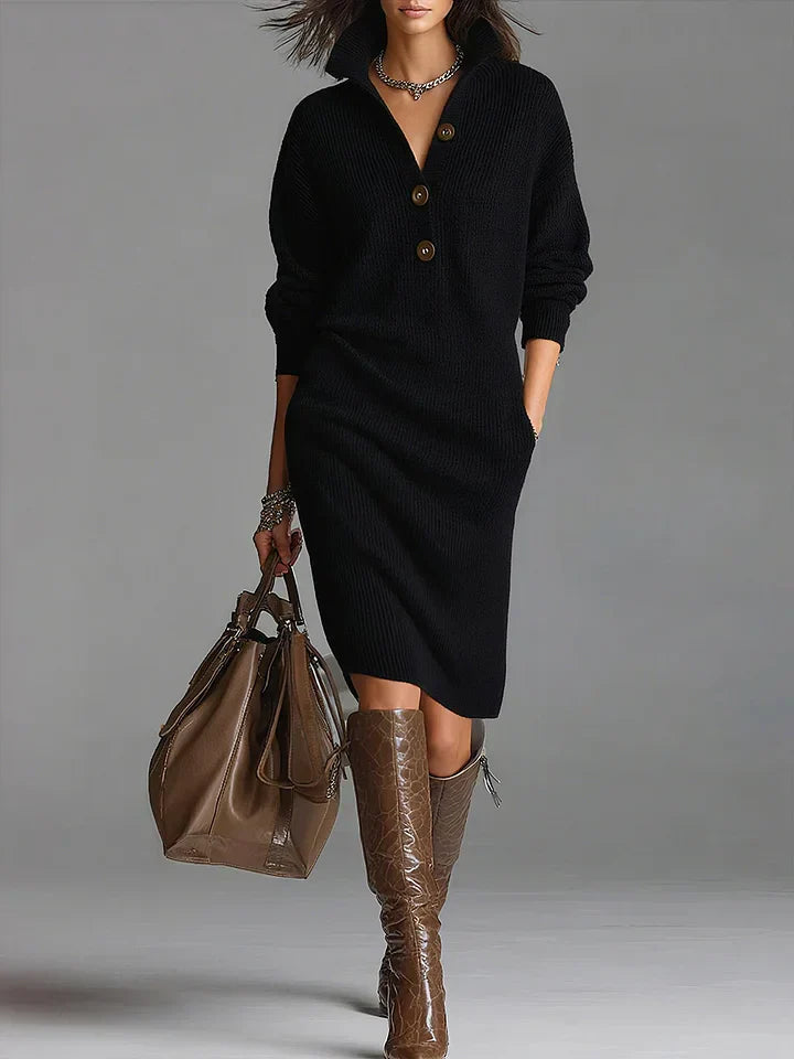 Velmira™ Casual Elegant Knit Dress Easy to Match