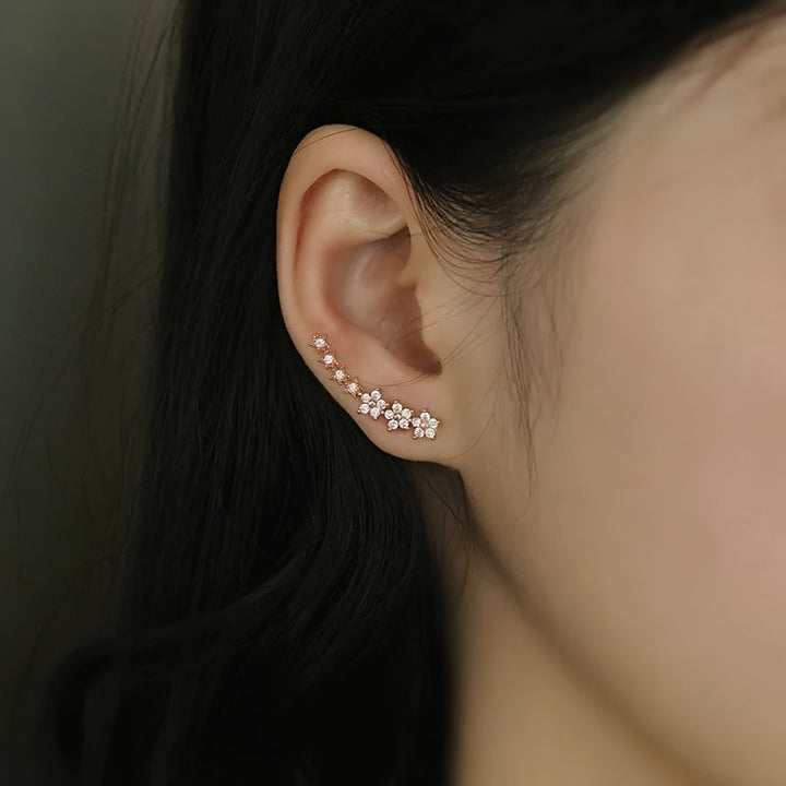 Soreya™ Elegant Flower Earrings with Timeless Style