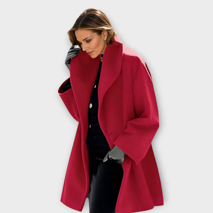 Elmarae™ Classic Silhouette Wool Coat