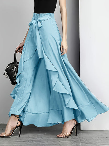 Amara | Elegant Straight-Leg Pants with Fluid Fall and Comfortable Fit