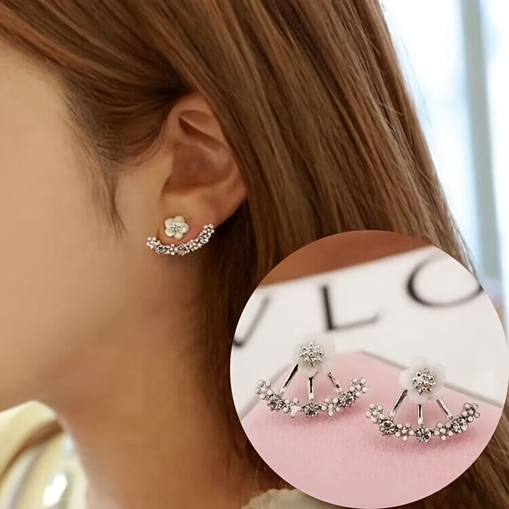 Faye™ Elegant Floral Earrings with Korean Style