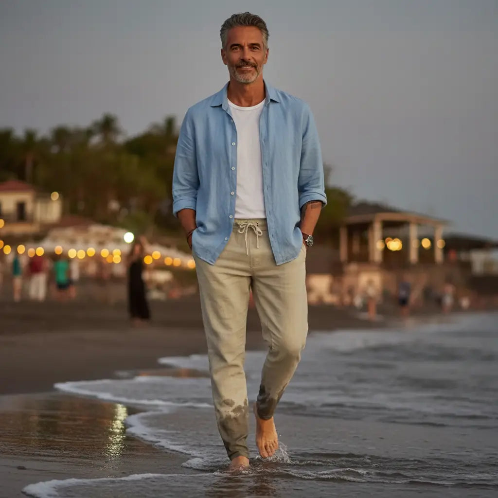Sorevani | Lightweight and Breathable Beach Linen Pants