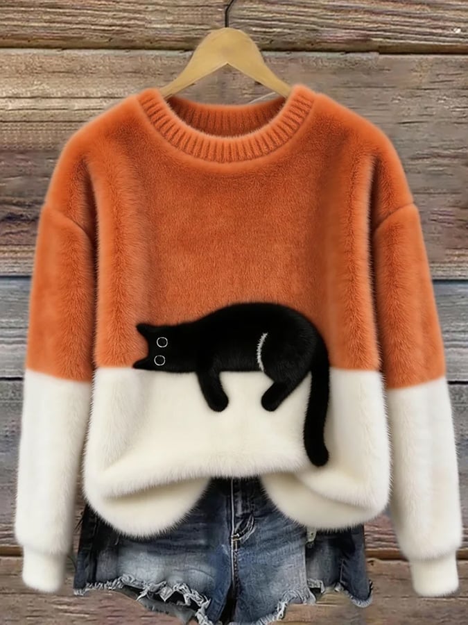 Caelania™ Minimalist Cat Hoodie