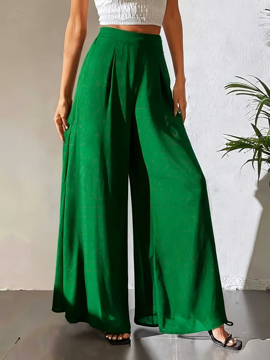 Tuvenyx | Wide-Leg Pants with Elastic Waist and Fluid Fall