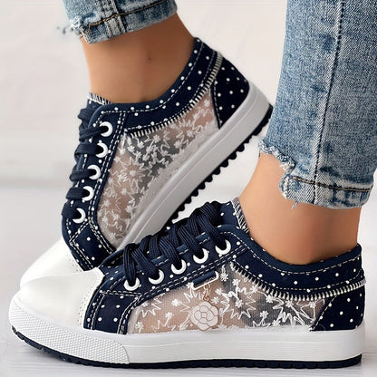 Victoria | Breathable Floral Sneakers with Lightweight Design and Maximum Comfort