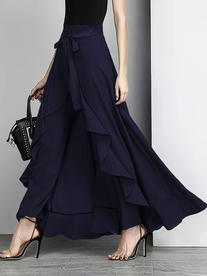 Amara | Elegant Straight-Leg Pants with Fluid Fall and Comfortable Fit