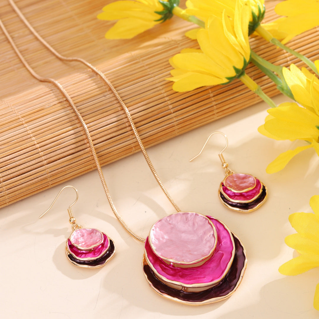 Vedae™ Elegant Flower Earrings with Gold Finish and Pearl