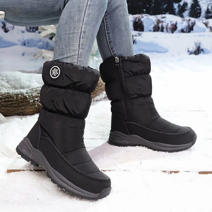 Maristella | Mid-Calf Snow Boots with Elegant Design