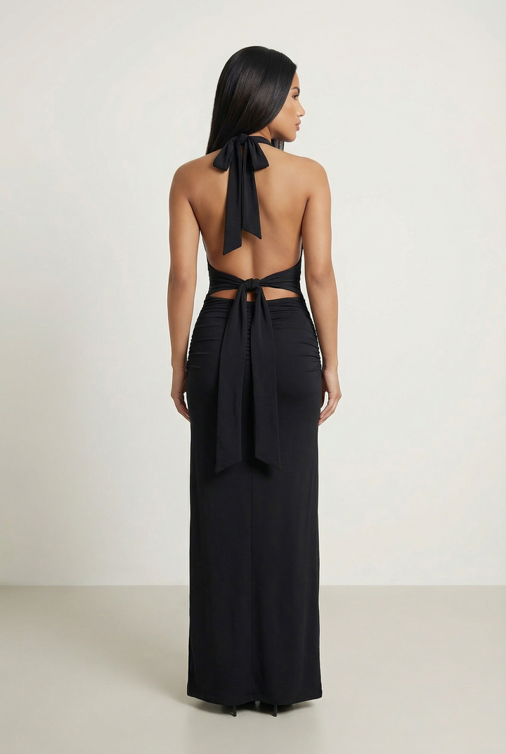 Calindra™ Open Back Long Dress