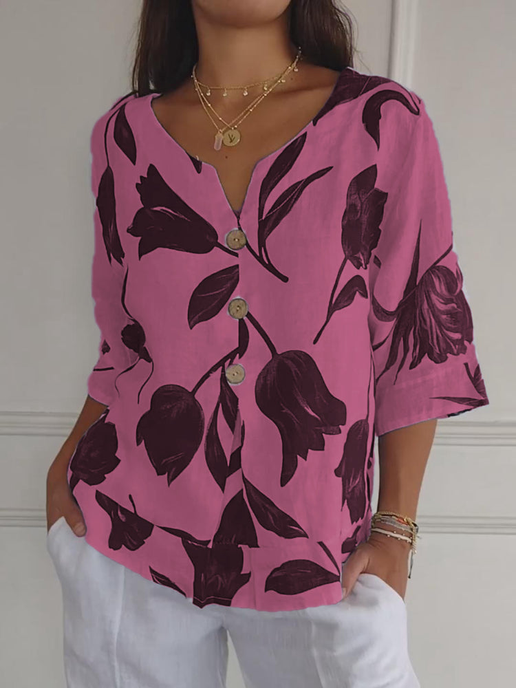 Jolirae™ Elegant Printed Dress with Comfortable Fit and Casual Style