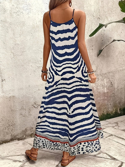 Rowan | Elegant Printed Nightgown Dress for Women