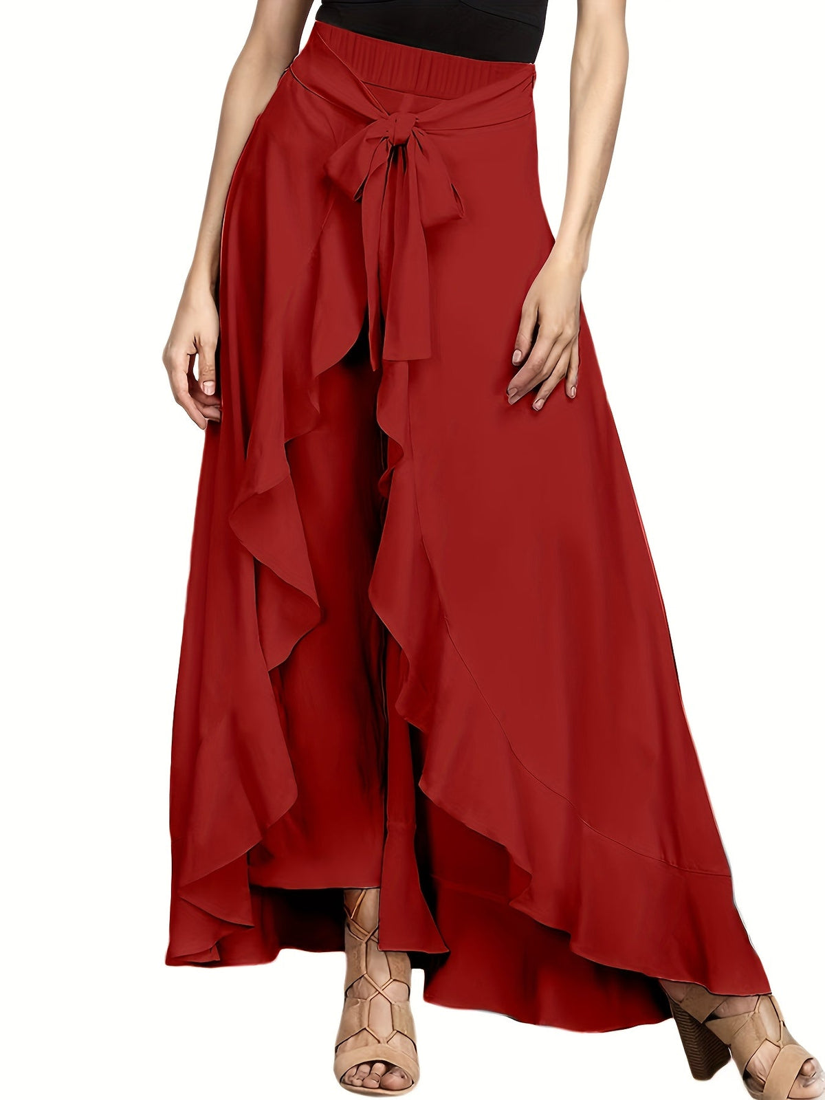 Amara | Elegant Straight-Leg Pants with Fluid Fall and Comfortable Fit