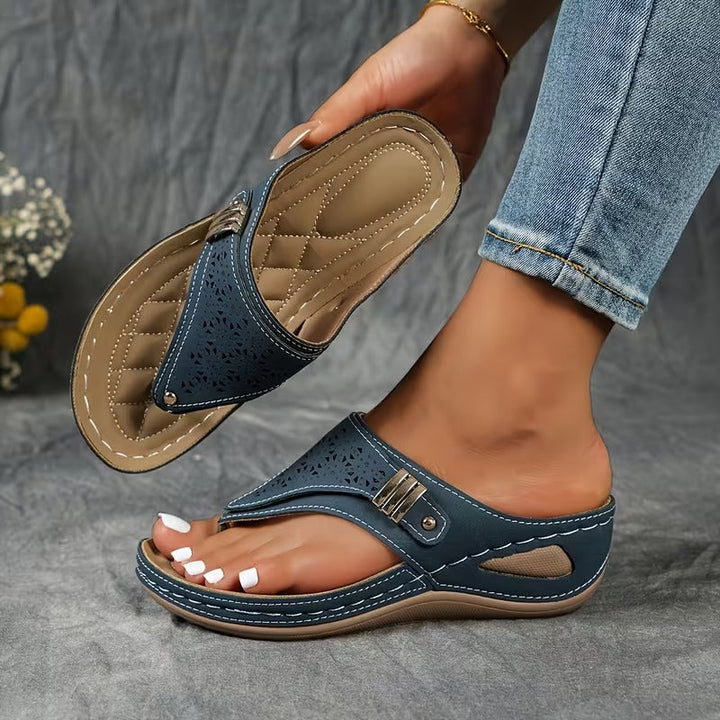 Navy™ Comfortable and Supportive Heeled Sandals