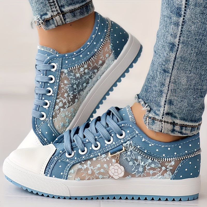 Victoria | Breathable Floral Sneakers with Lightweight Design and Maximum Comfort