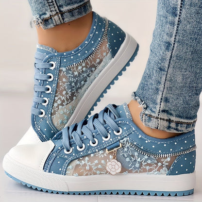 Victoria | Breathable Floral Sneakers with Lightweight Design and Maximum Comfort