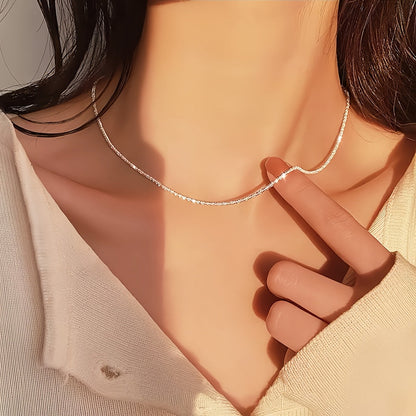 Violet | Minimalist and Shiny Stainless Steel Star Necklace
