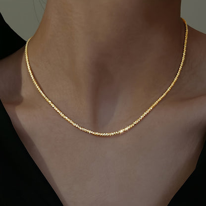 Violet | Minimalist and Shiny Stainless Steel Star Necklace